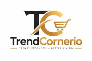 TrendCornerio Gold Shopping Emblem